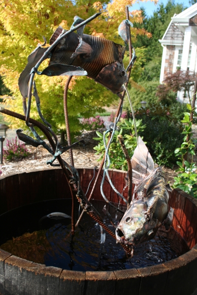 Click here to view Fish Fountain  by Natalie Brown