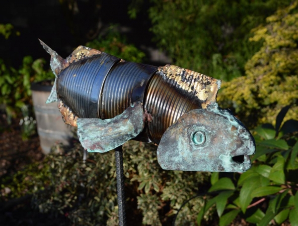 Click here to view Fish with Green Patina by Natalie Brown